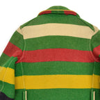 1930's ZERO KING STRIPED WOOL BLANKET JACKET / SHORT STYLE ...