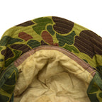 70's Duxbak Duck Hunter Camo Hunting Hat... 71/2