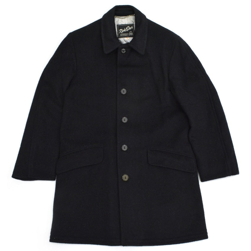 50's Rich Sher Single-Breasted Gangster Coat, Black!!... 36