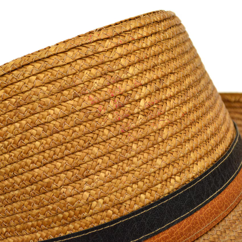 50's〜 Old ストローハット Made in Italy ... 71/2