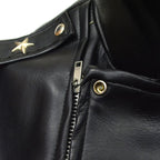 50's Vinyl Leather Two Star Double riders Jacket... 40