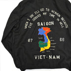 60's Vietnam Tour Jacket, Black Cotton... Size M