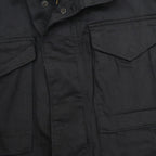 90's Deadstock ALPHA M-65 Black ALL COTTON ... SR