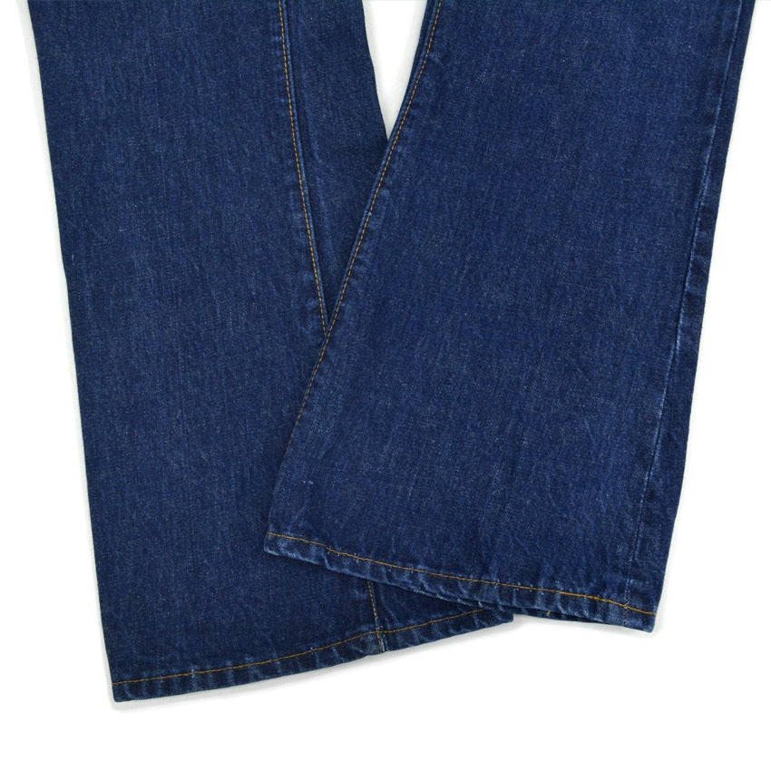 70's Levi's 646 Single Pants, Stamped Pocket Lining, Dark Navy Blue... W32 x L30