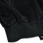 90's K-BRAND BLACK PLAIN CORDUROY JACKET...XL