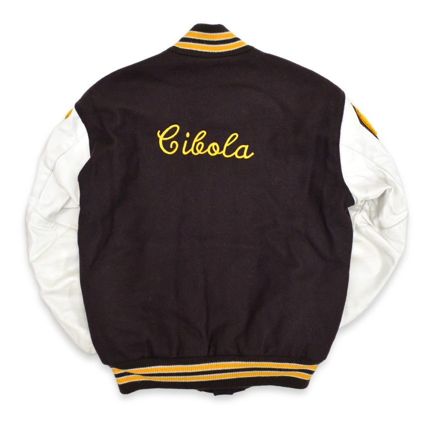 EMBROIDERY USA FULL PATCH VARSITY JACKET...S