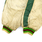 1940s- JAPAN SOUVENIR JACKET (Sukajan) with double-sided patch pockets and TOYO zipper...