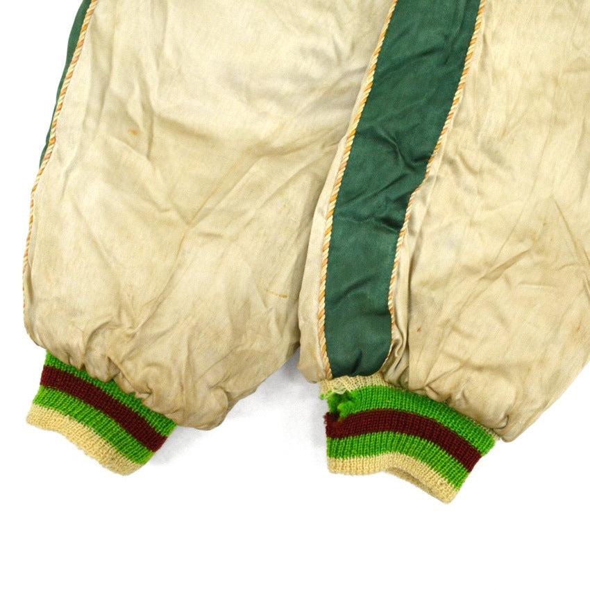 1940s- JAPAN SOUVENIR JACKET (Sukajan) with double-sided patch pockets and TOYO zipper...