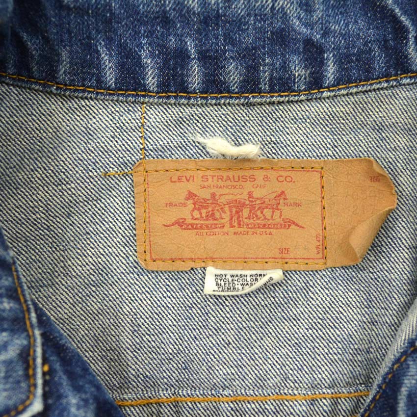 1970's Levi's 70505 small-e DENIM JACKET... 44