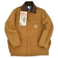 1970's~ DEADSTOCK CARHARTT BROWN DUCK HUNTING COAT...M