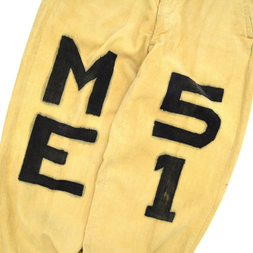 1950's PURDUE UNIVERSITY SENIOR CORDS HAND PAINT... W34 L31
