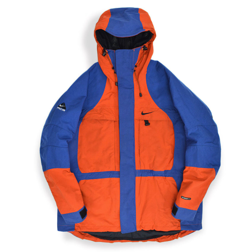 1990's NIKE ACG STORM FIT JACKET ORANGE×BLUE×BLACK... M