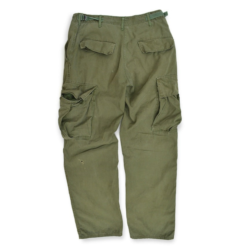 1960's USARMY JUNGLE FATIGUE PANTS PERSONAL SLIM CUSTOM...
