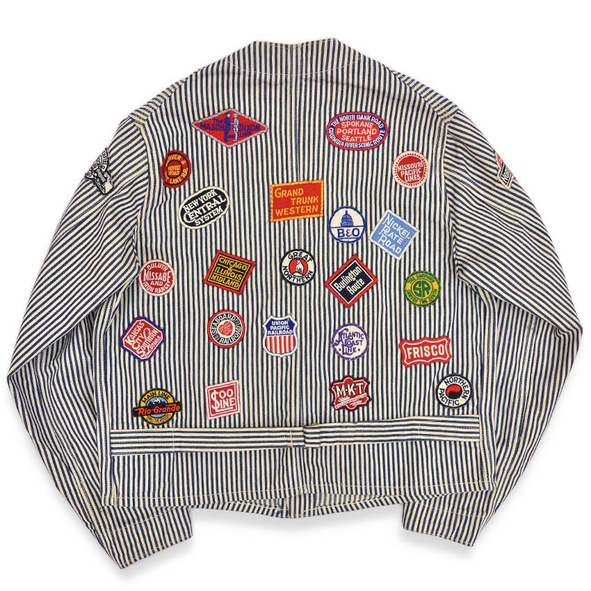 〜1950's EXPRESS STRIPE RAILROAD MEMORIAL ENGINEERS JACKET ...