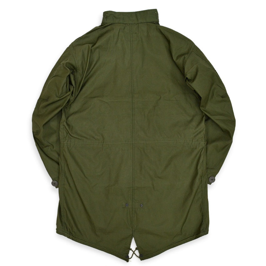 1970s Deadstock US Army Parka, Men's, M-65, Aluminum Zipper... X-Small