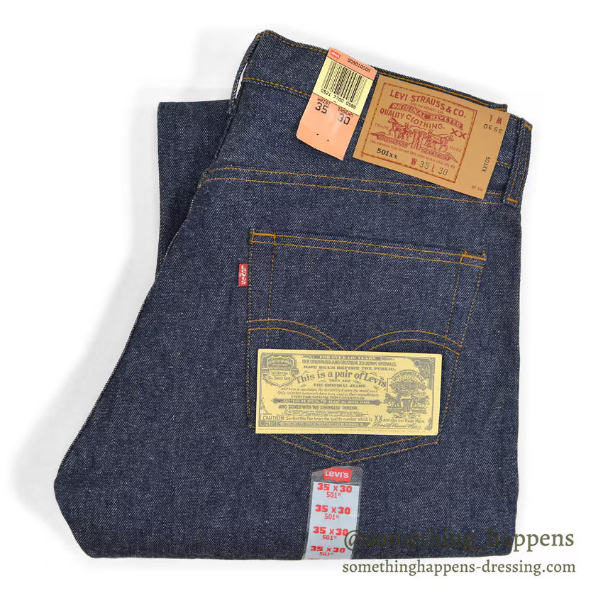 1990's DEADSTOCK Levi's 501 DENIM PANTS Made in USA... W35/L30