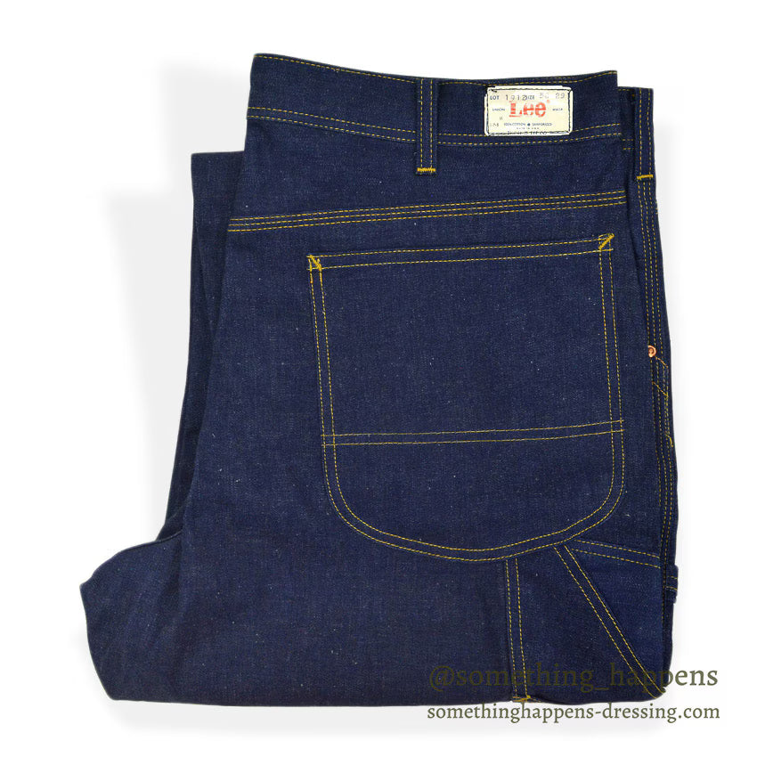 1960's DEADSTOCK Lee 191Z JELT DENIM PAINTER PANTS... W38/L29