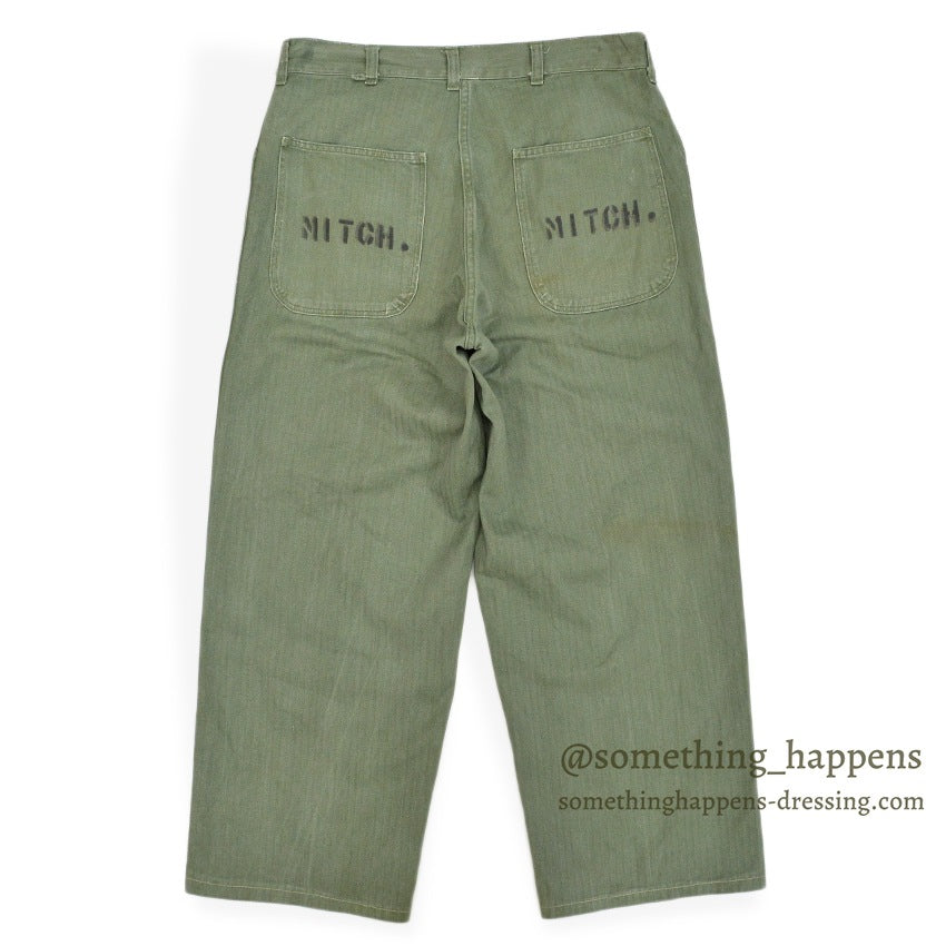 1940's USMC WW2 P-41 HBT TROUSERS...W33/L27