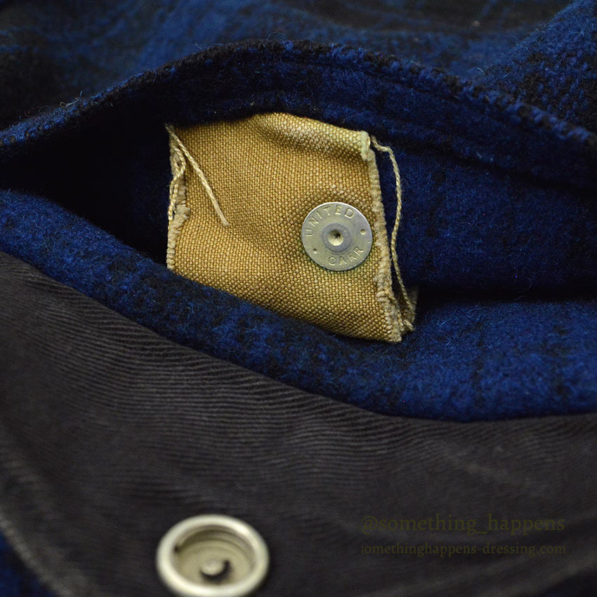 1930's~ STERLING JCPENNEY CO. DOUBLE MACKINAW CRUISER JACKET...