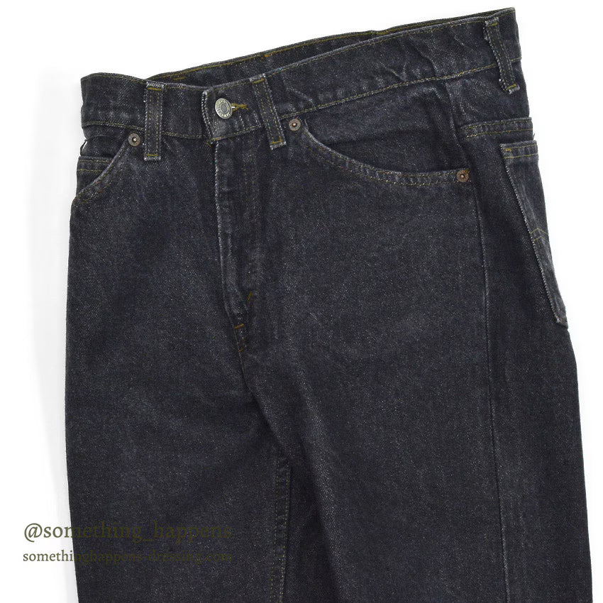 1980's Levi's 509 BLACK DENIM PANTS...W31/L34