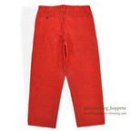 1950's BROWN'S BEACH RED DUCK HUNTING PANTS... W34/L28