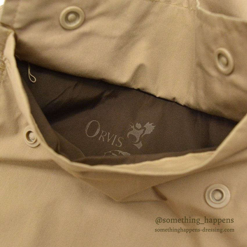 1980's ORVIS GORE-TEX OUTDOORS COAT TAN...L