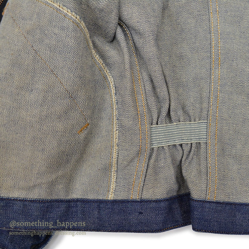 1960's WRANGLER 11MJZ DENIM JACKET NON WASH... 46