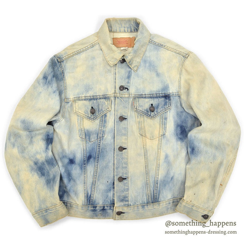 1970's Levi's 70505-0217 BLEACHED DENIM JACKET... 44