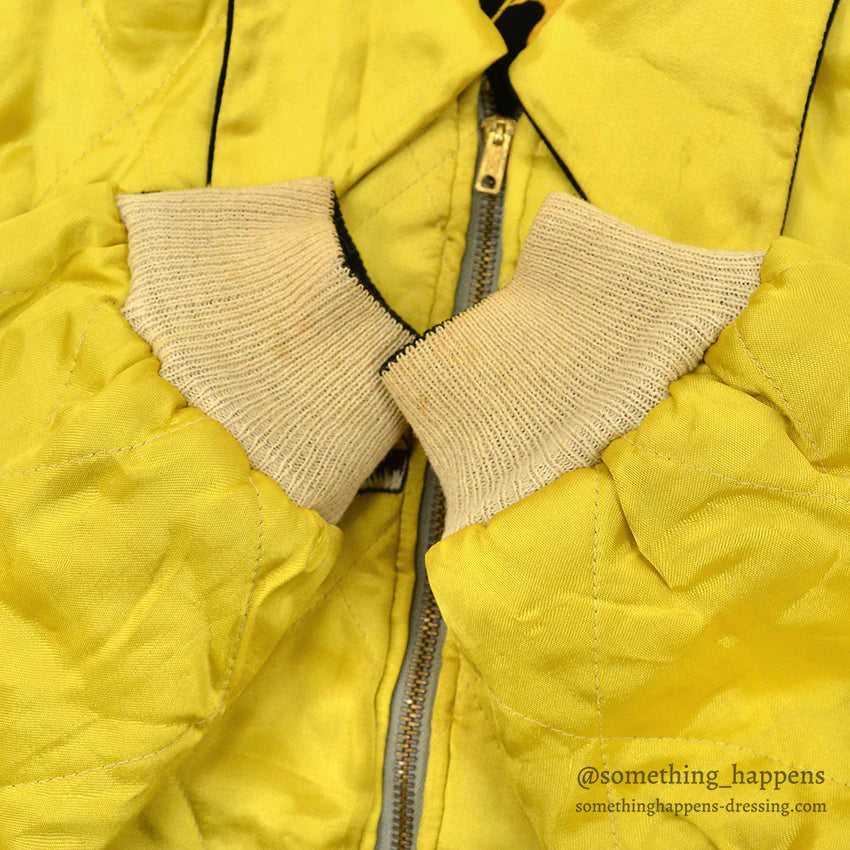 1950's JAPAN SOUVENIR JACKET スカジャン MILITARY U.S.S. ROSS 別珍 YKKジッパー ...