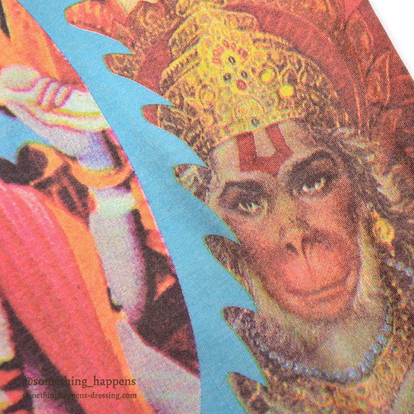 ~1990's CAL CRU HINDU GOD ALL OVER PRINT T-SHIRT ... XL