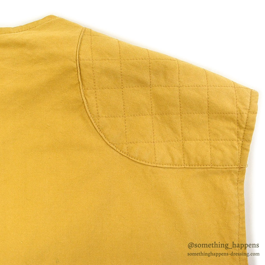 1980's BANANA REPUBLIC PHOTO JOURNALIST VEST MUSTARD ... L