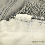 1980's Levi's 505 BLACK STRIPE DENIM PANTS... W36/L28