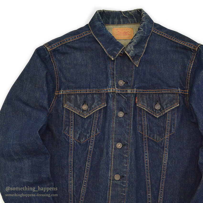 1960's LEVI'S 70505 BIG-E DENIM JACKET UNIQUE CUSTOMIZED... 46