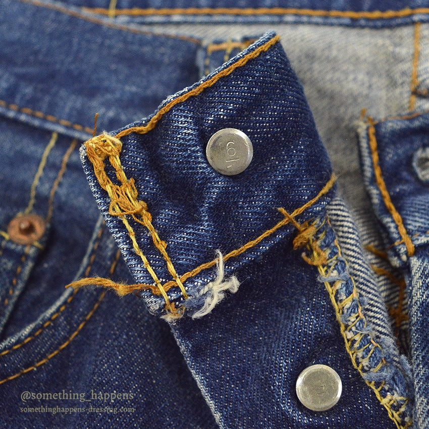 1960's LEVI'S 501 BIG-E DENIM PANTS...W31/L31