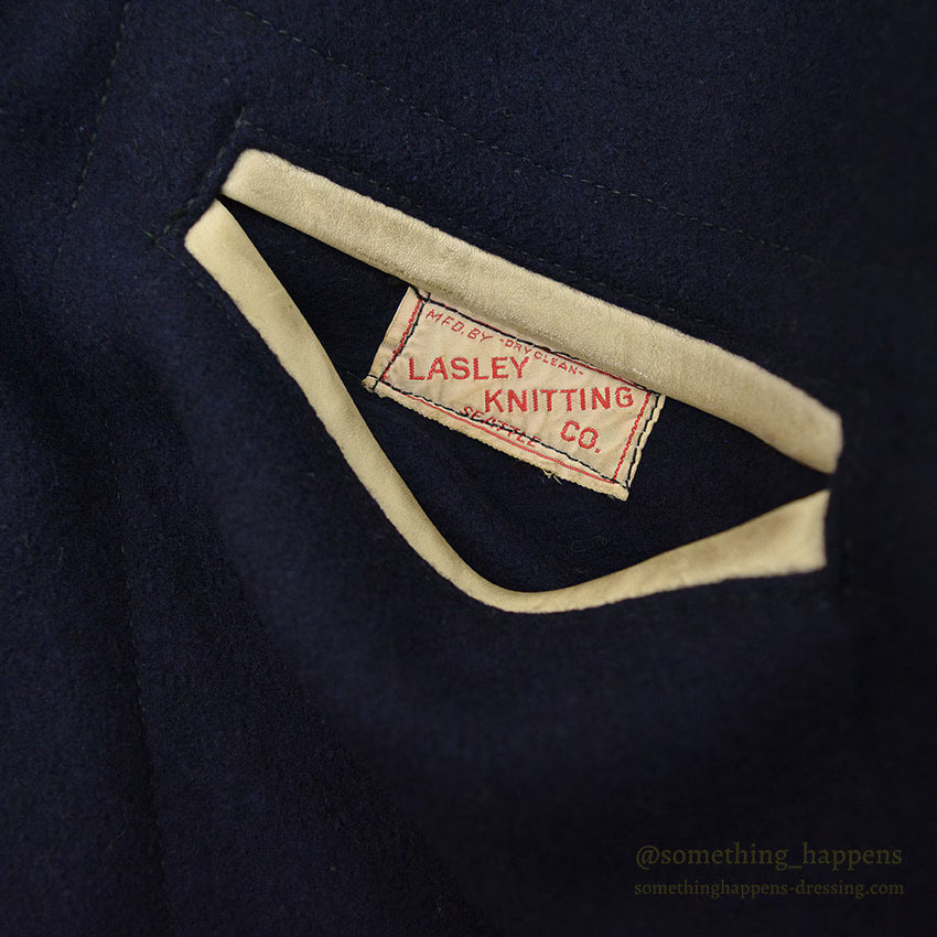 1950's~ LASLEY KNITTING CO. OCC 1959 AWARD JACKET...
