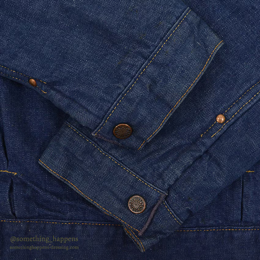 ~1960's SEARS TWO-POCKET DENIM JACKET / COTTON FLANNEL LINING ...