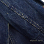 1940's PAYDAY WW2 DENIM COVERALL / DARK...