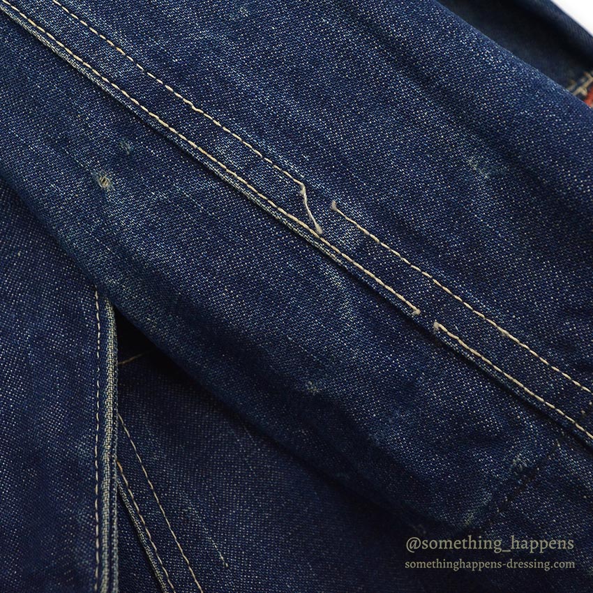 1940's PAYDAY WW2 DENIM COVERALL / DARK...