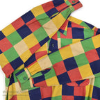 1950's Marlboro BIG TIMBER PRINT FLANNEL GAUCHO SHIRT / MULTI COLOR ... M