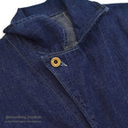 1940's UNKNOWN DENIM COVERALLS / DARK ...