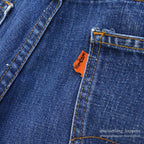 1970's Levi's 646 DENIM PANTS / SLIM MODIFIED ... W33/L30