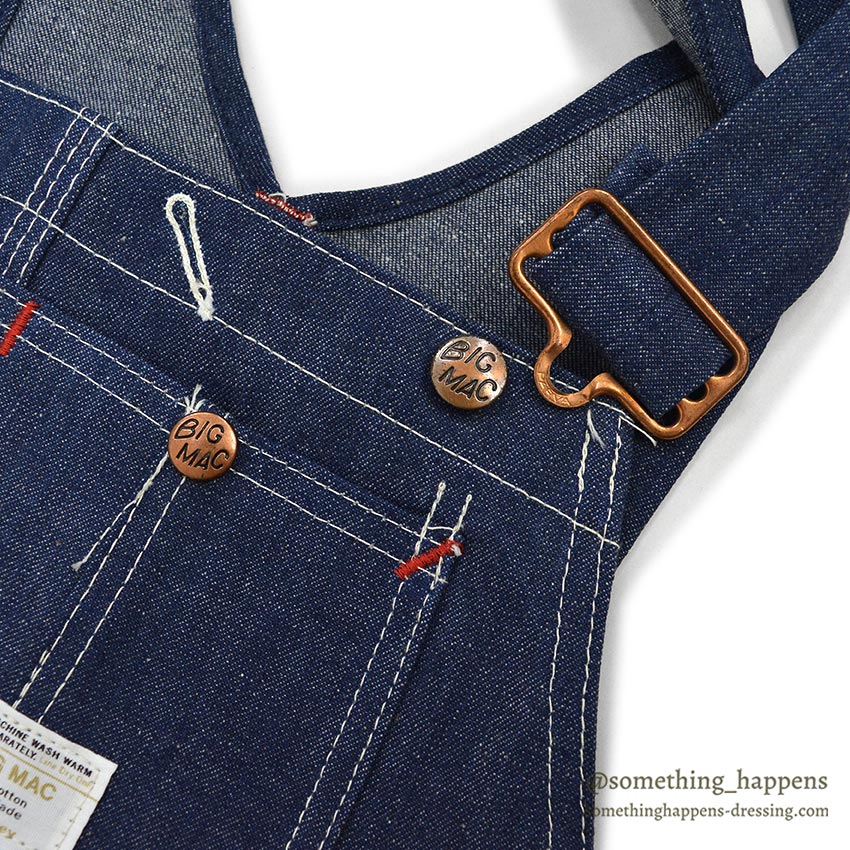 ~1970's DEADSTOCK BIG MAC DENIM OVERALL... W38/L30