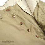 1950's U.S.ARMY TROUSERS, COTTON, KHAKI 1945 ... W34/L29