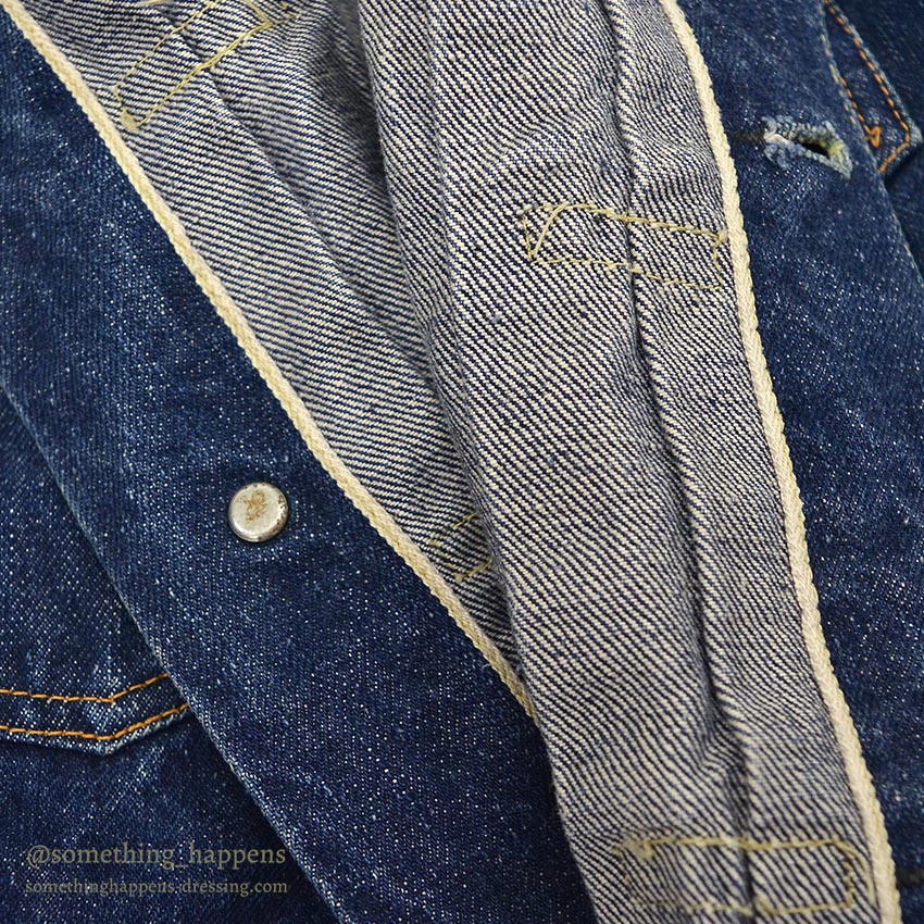 1950's LEVI'S 507BXX DENIM JACKET BOY'S MODEL / LEATHER PATCH ...