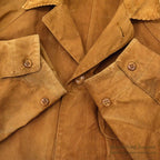1930's DUXBAK HUNTING COAT WITH PAPER LICENSE HOLDER ... 42