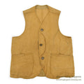 1950's BLUE BILL HUNTING VEST / HALF MOON POCKET...