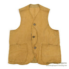 1950's BLUE BILL HUNTING VEST / HALF MOON POCKET...