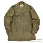 1940's WW2 M1943 FIELD JACKET / PORTRAIT PAINT, SUPER RARE ... 34L
