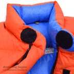 1970's MARMOT MOUNTAIN WORKS DOWN JACKET / TWO-TONE... M