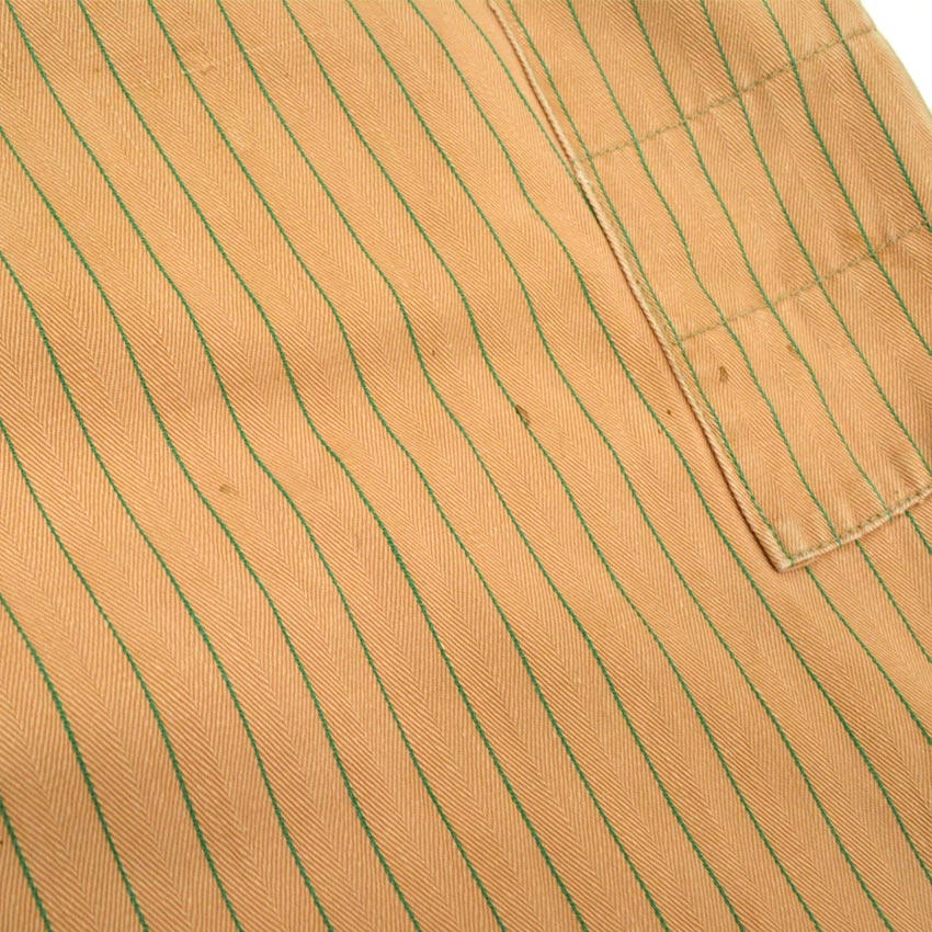 〜60's LANKFORDS コカコーラストライプ HBT ワークパンツ... 実寸W31×L30